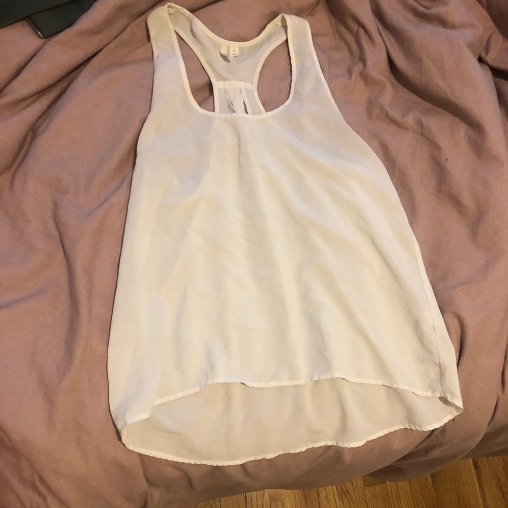 NORDSTROM | cream silk tank top